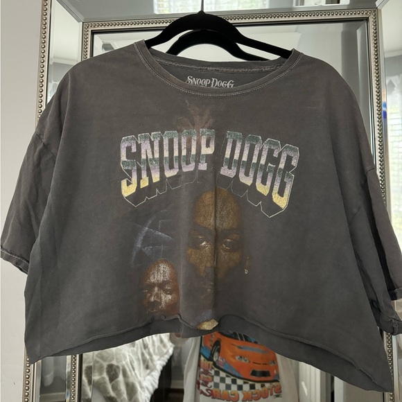 Vintage cropped T- O/S fits like a size L/XL - Picture 1 of 3